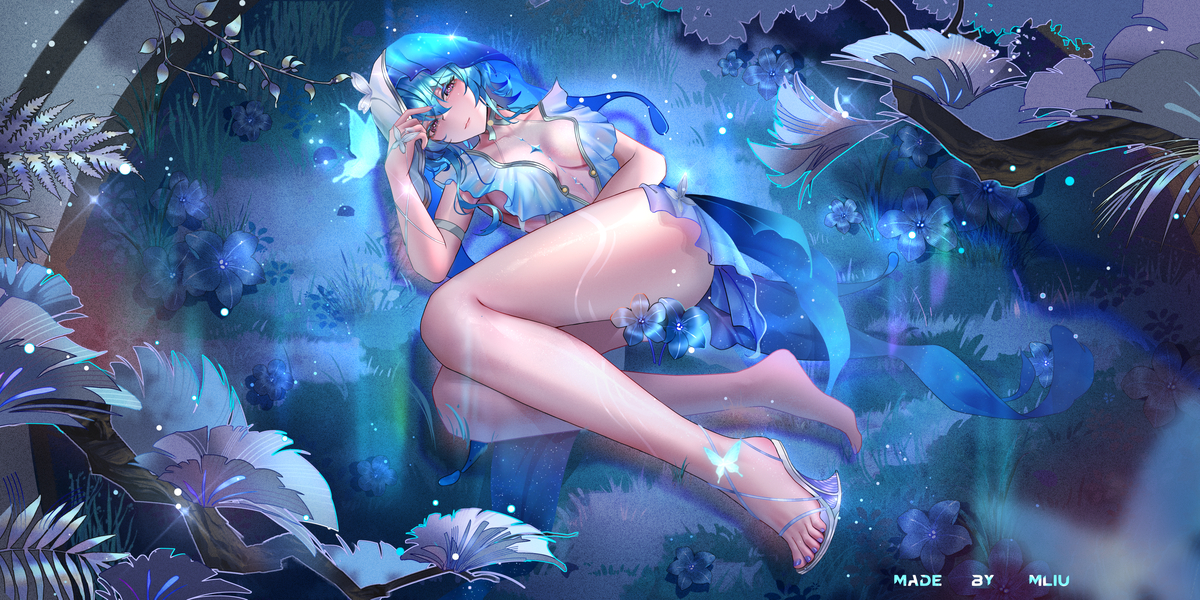 This is a pixiv picture whose title is 独属于我的蒙娜丽莎.