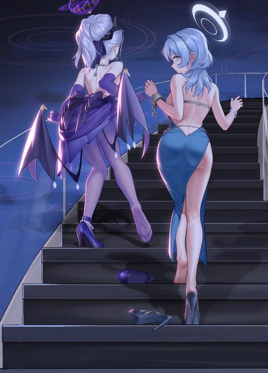 This is a pixiv picture whose title is ブルーアーカイブ.