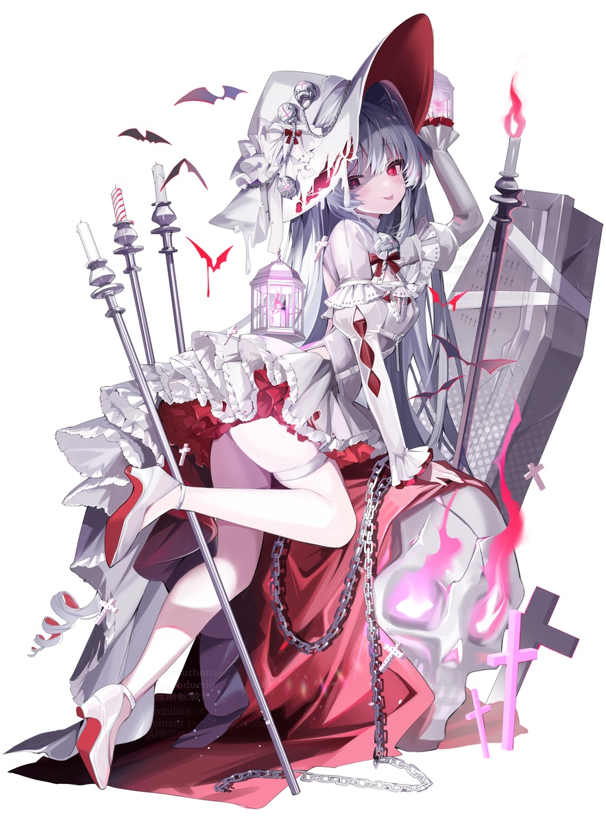 This is a pixiv picture whose title is 🕯.