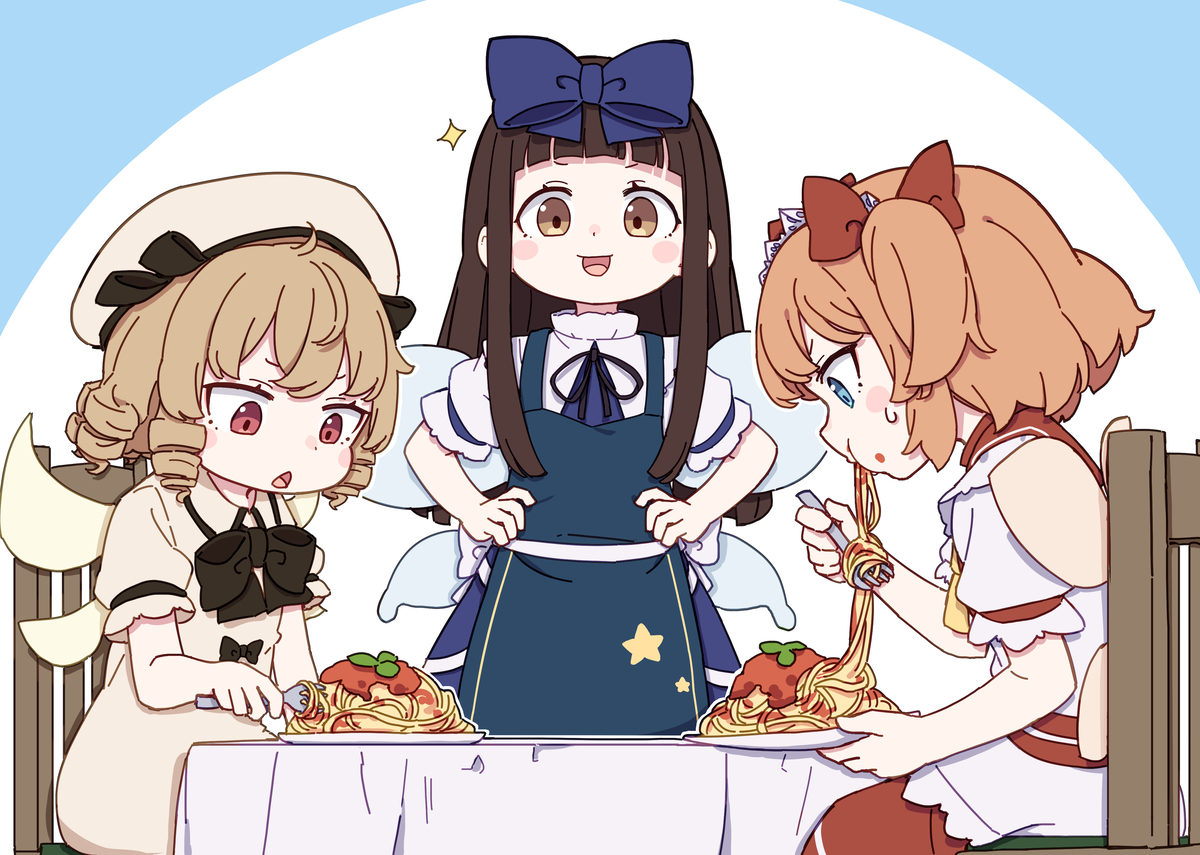 This is a pixiv picture whose title is お昼ご飯.