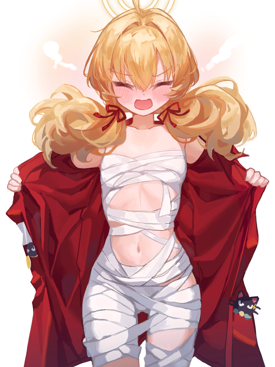 This is a pixiv picture whose title is YOSHIMI satisfying all servers.
