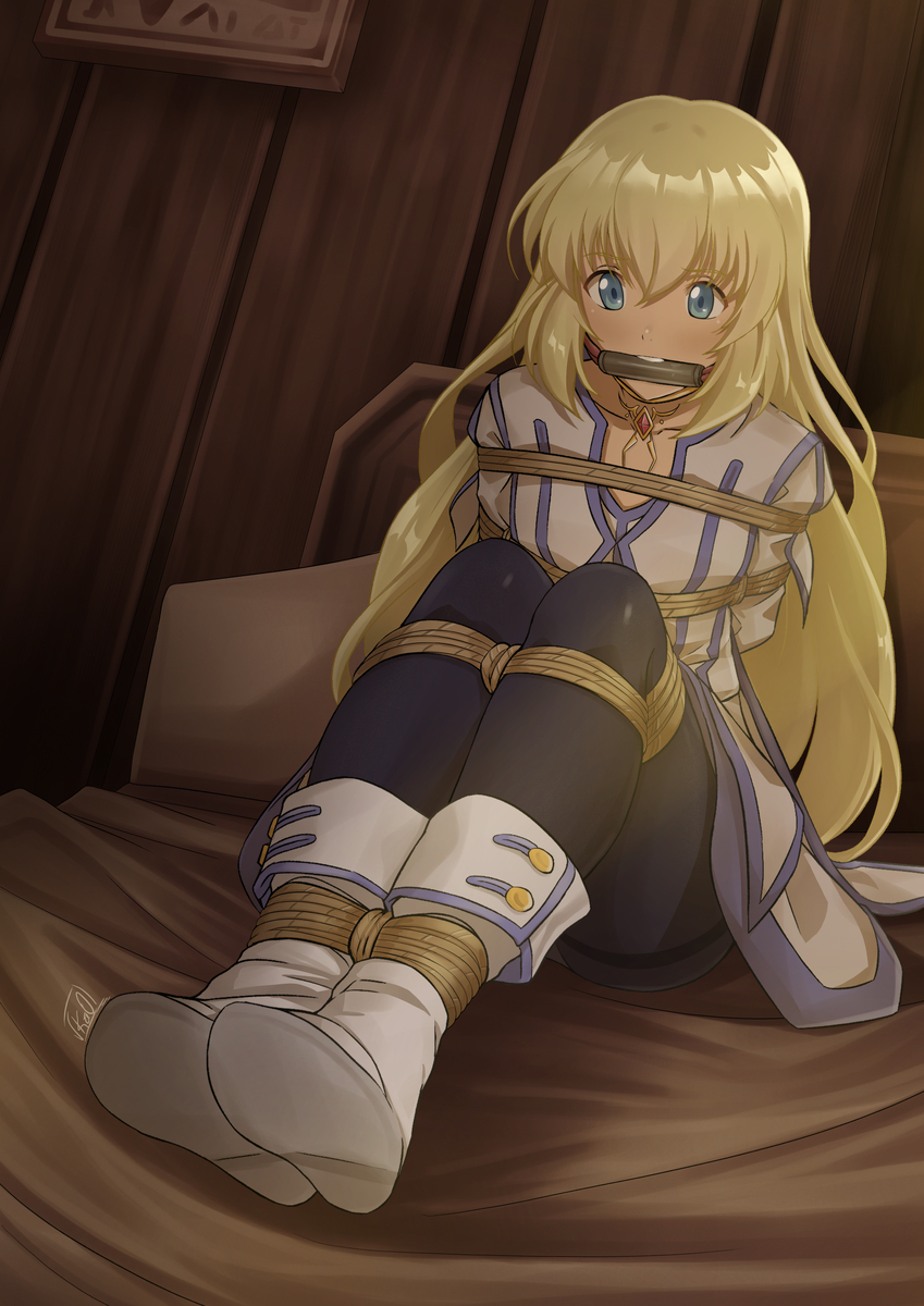 This is a pixiv picture whose title is Colette tied up.