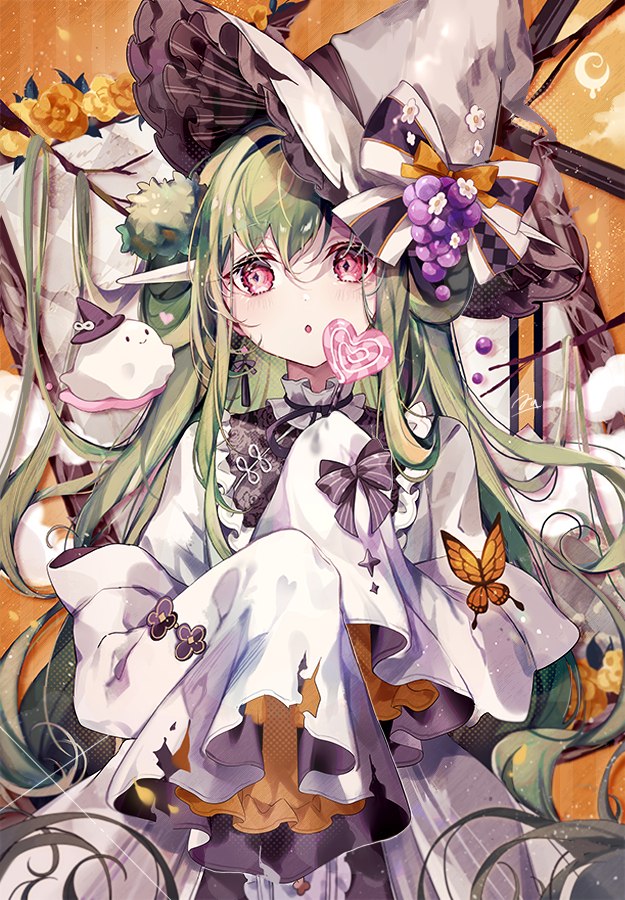 This is a pixiv picture whose title is Trick or Treat!🎃.