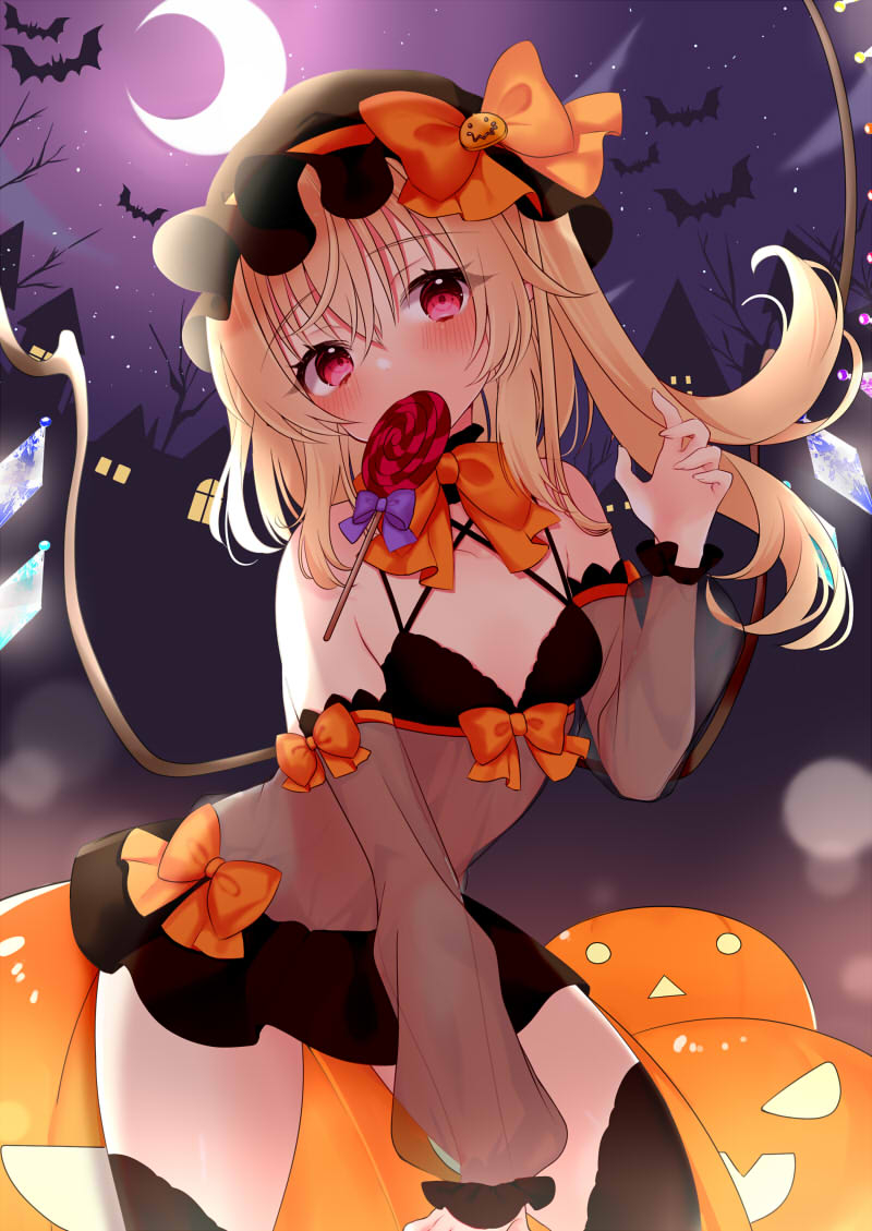 This is a pixiv picture whose title is ハロウィンフランちゃん.