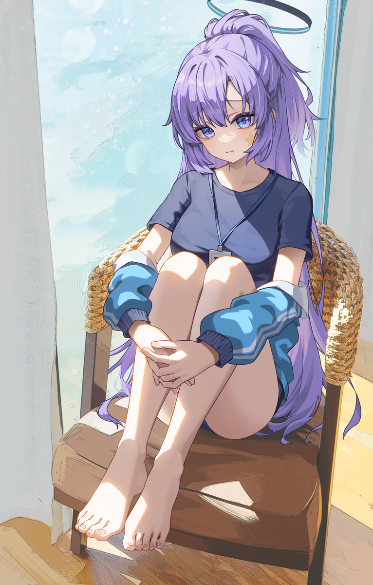 This is a pixiv picture whose title is 体操服优香.