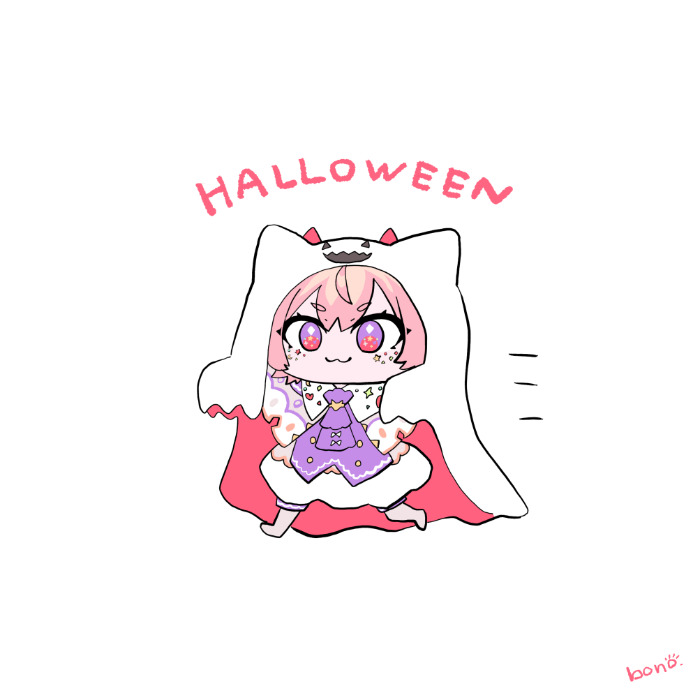 This is a pixiv picture whose title is いちごちゃん(ハロウィンのすがた).