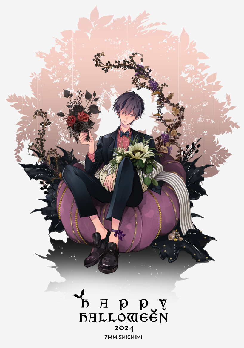 This is a pixiv picture whose title is 🎃HAPPY Halloween 2024🎃.