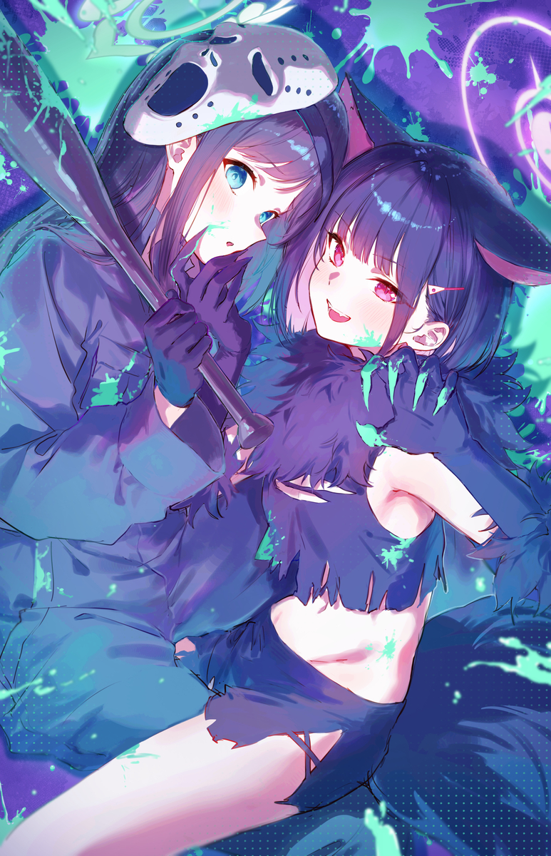 This is a pixiv picture whose title is 👻trick or sweet!!🍭.