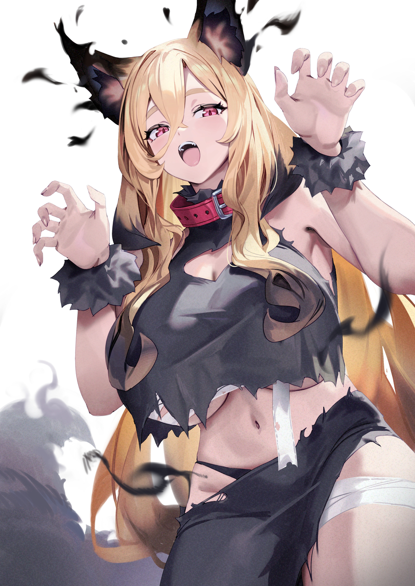 This is a pixiv picture whose title is 🐺🫴🍬.