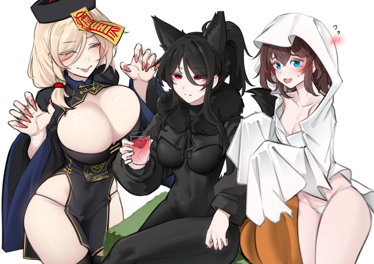 This is a pixiv picture whose title is Halloween Squad!.