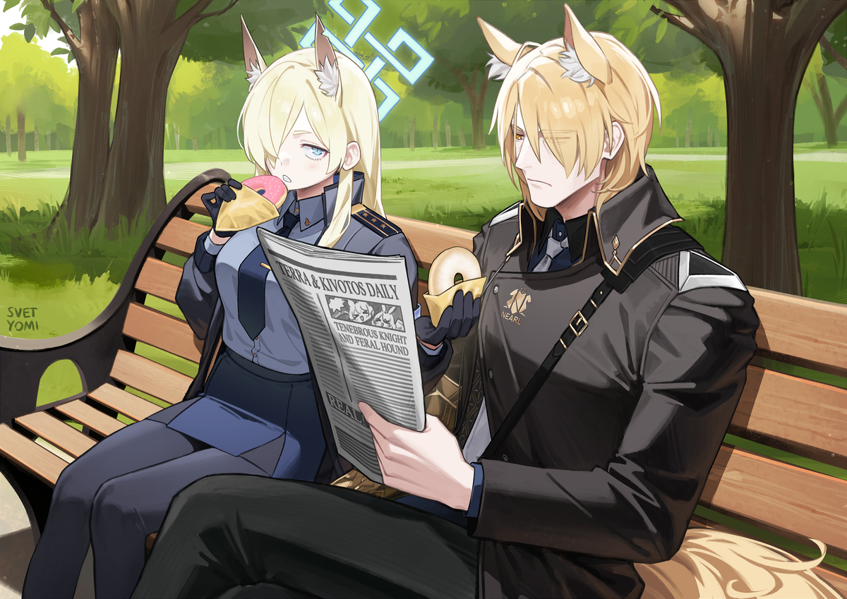 This is a pixiv picture whose title is 🍩.