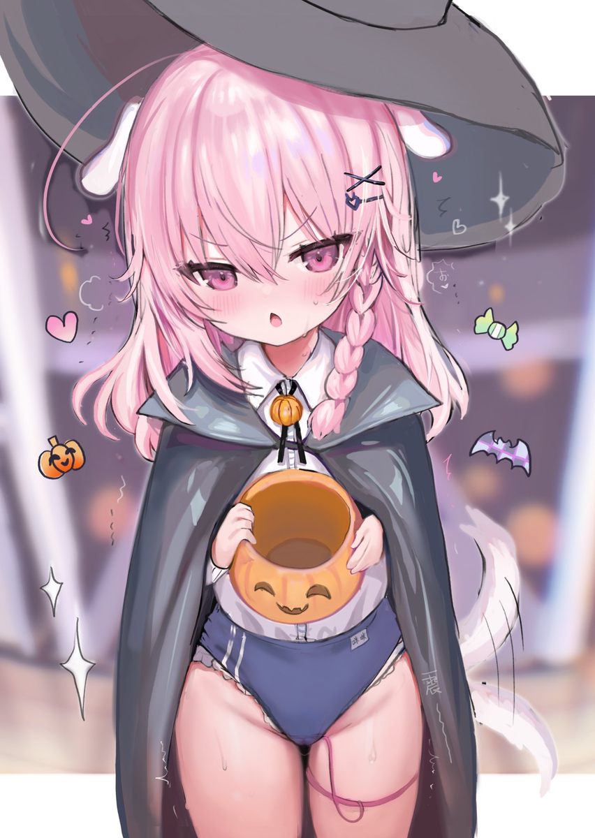 This is a pixiv picture whose title is 🎃.