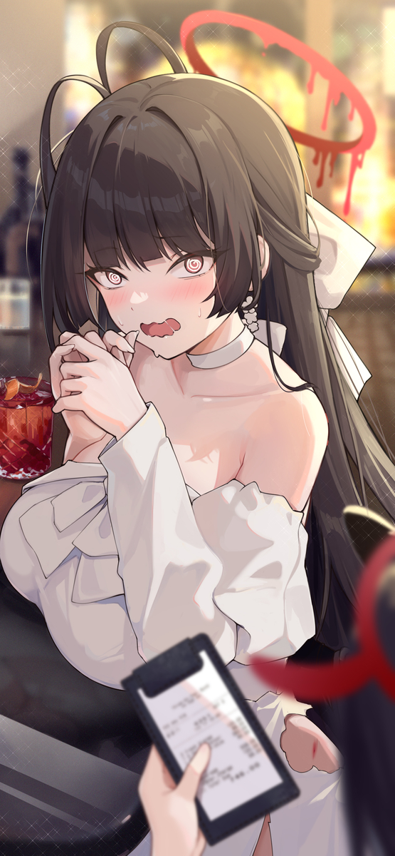 This is a pixiv picture whose title is 練習 剣先ツルギ.