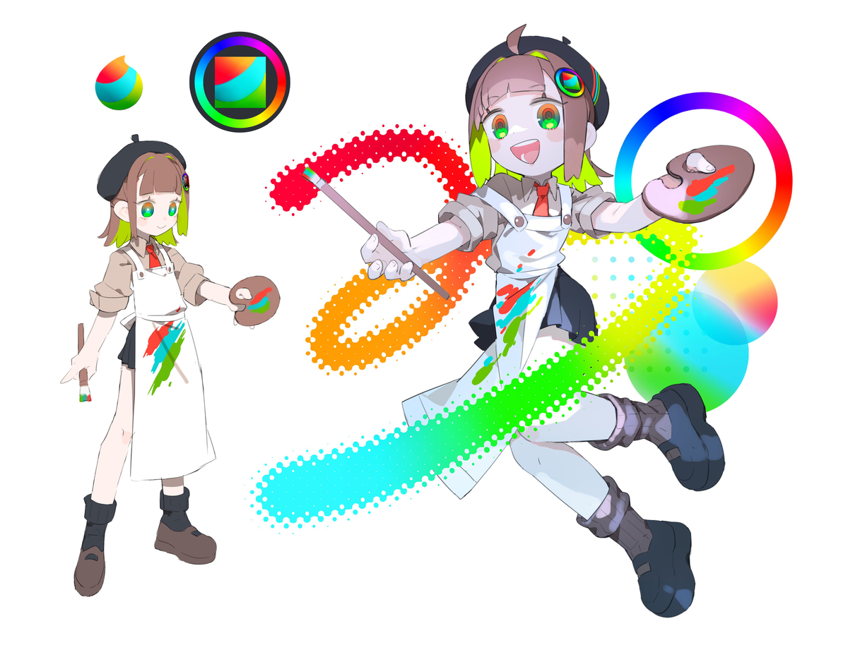 This is a pixiv picture whose title is メディバンちゃん.