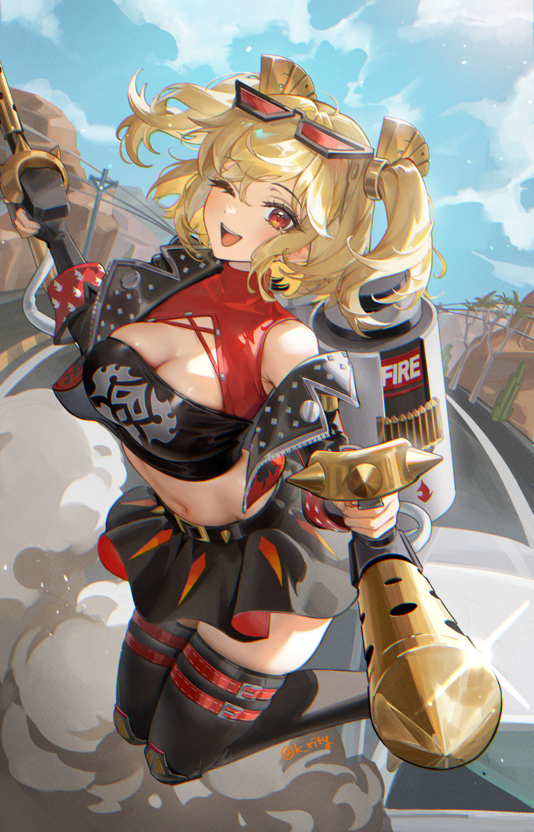 This is a pixiv picture whose title is Burnice White.