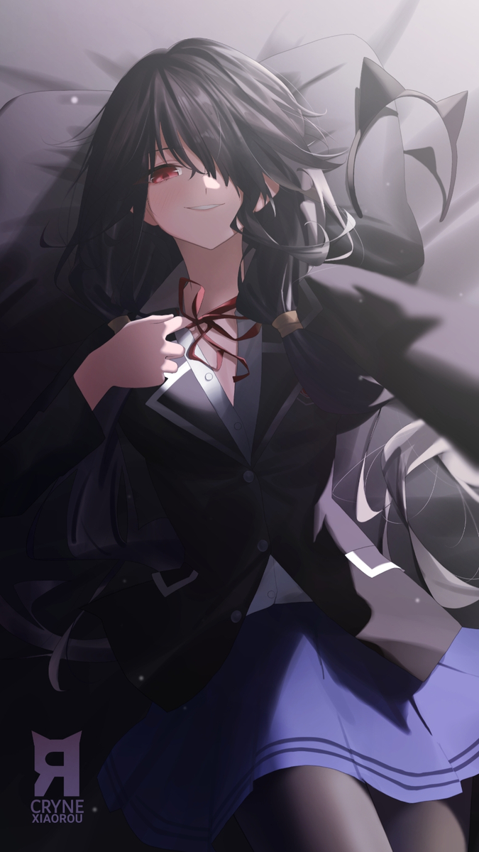 This is a pixiv picture whose title is Kurumi.