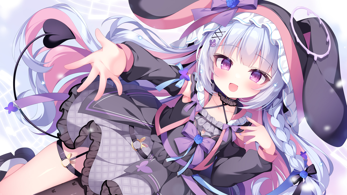 This is a pixiv picture whose title is skeb.