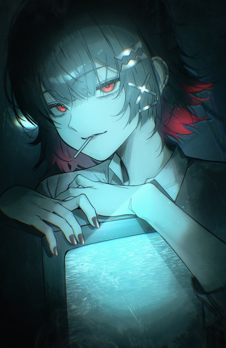 This is a pixiv picture whose title is Noise.