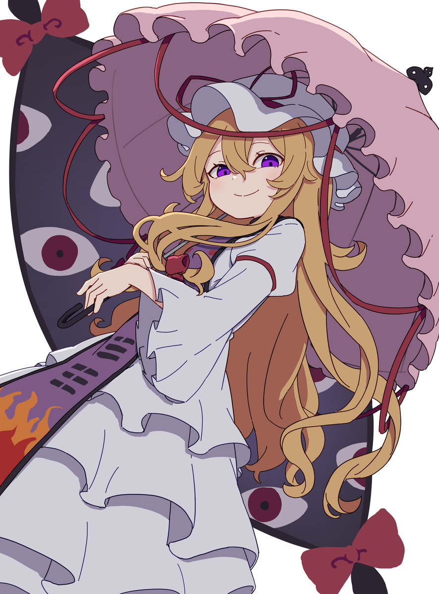 This is a pixiv picture whose title is スキマ妖怪.