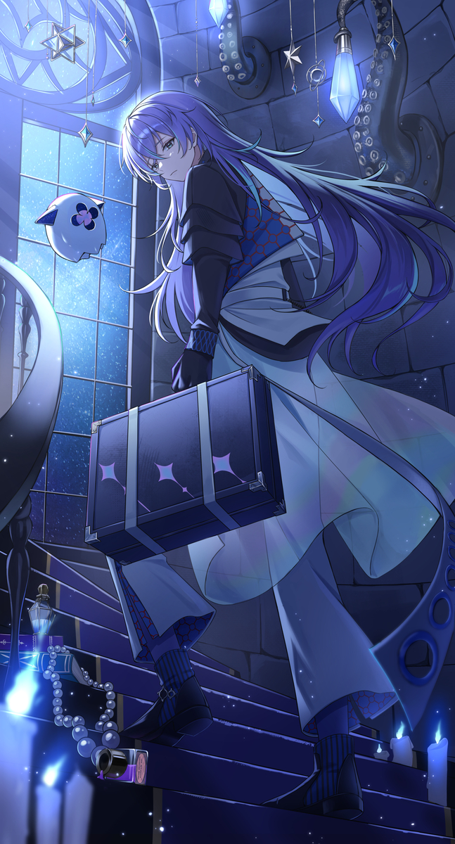 This is a pixiv picture whose title is 🐙🌟.