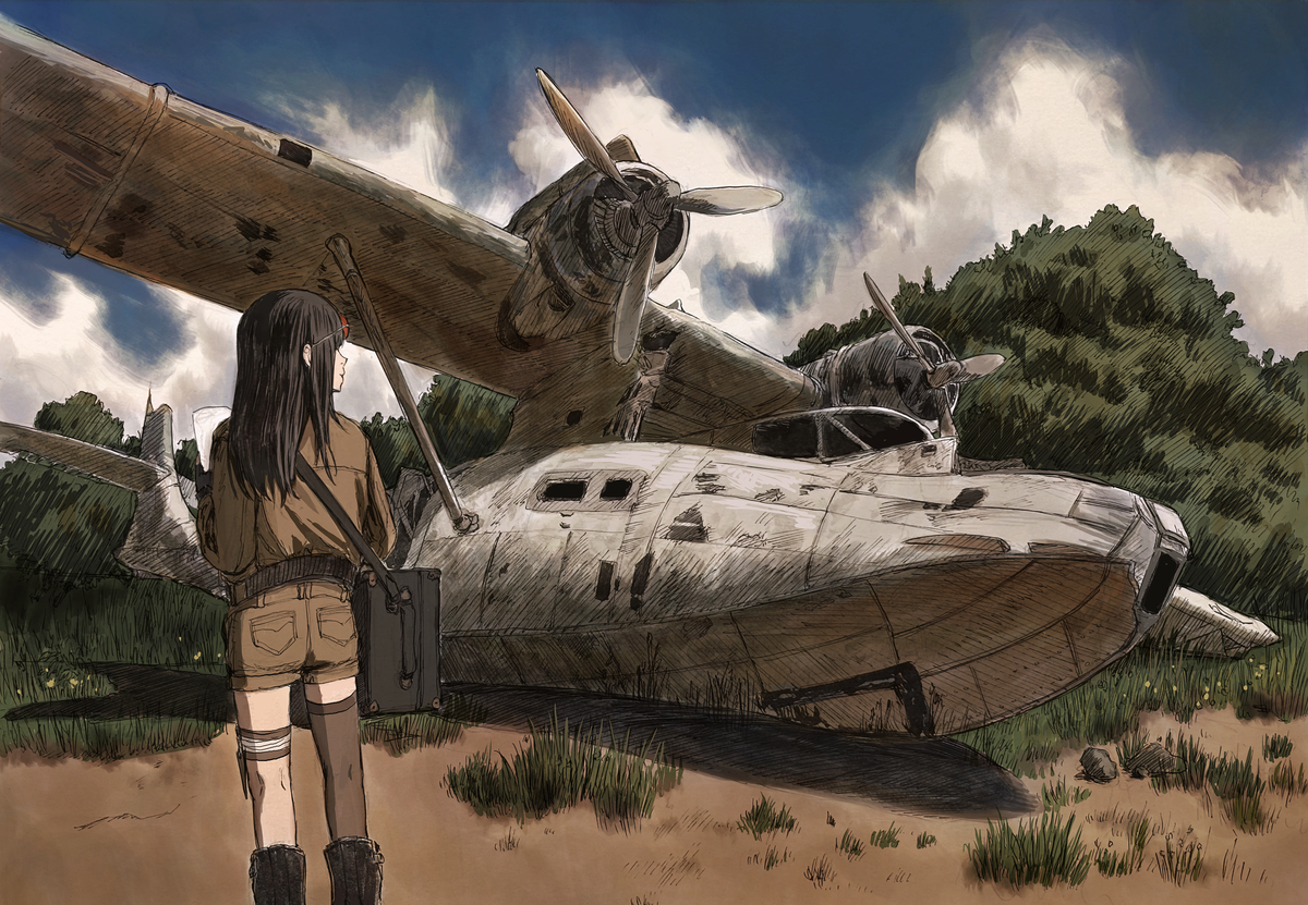 This is a pixiv picture whose title is 宝探し-2.