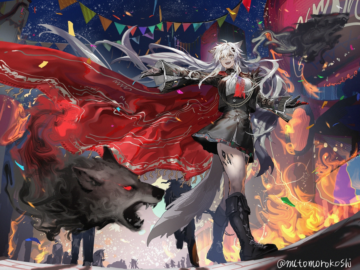 This is a pixiv picture whose title is ラップランド.