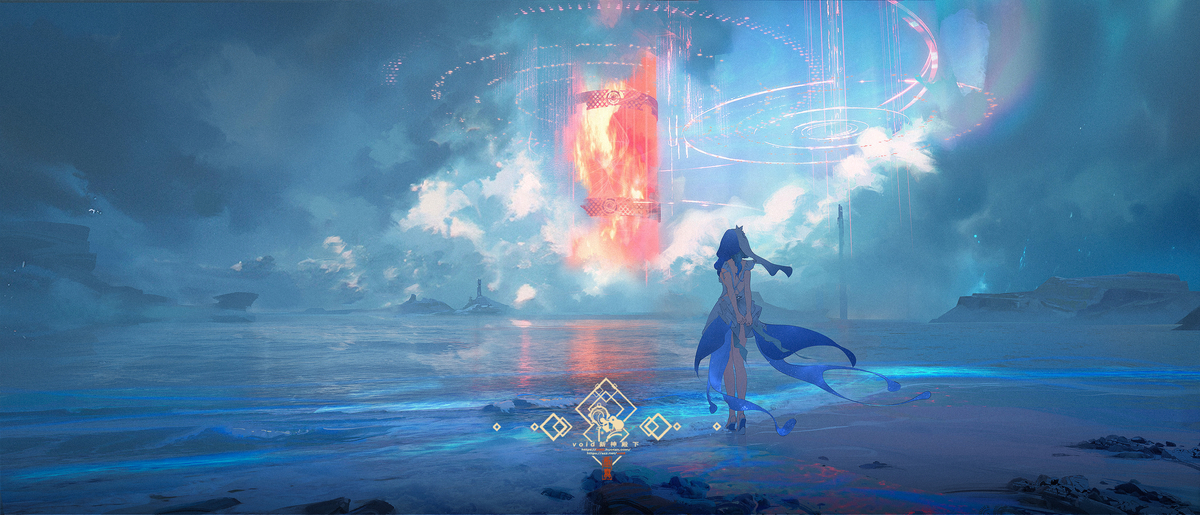 This is a pixiv picture whose title is Shorekeeper·海.