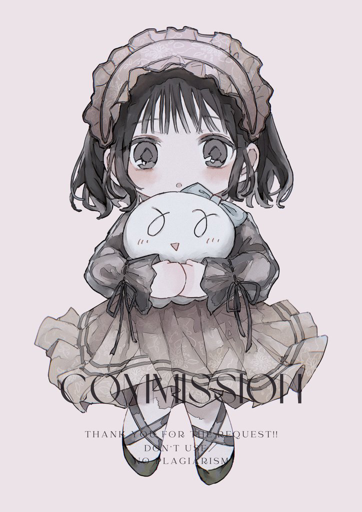 This is a pixiv picture whose title is commission.