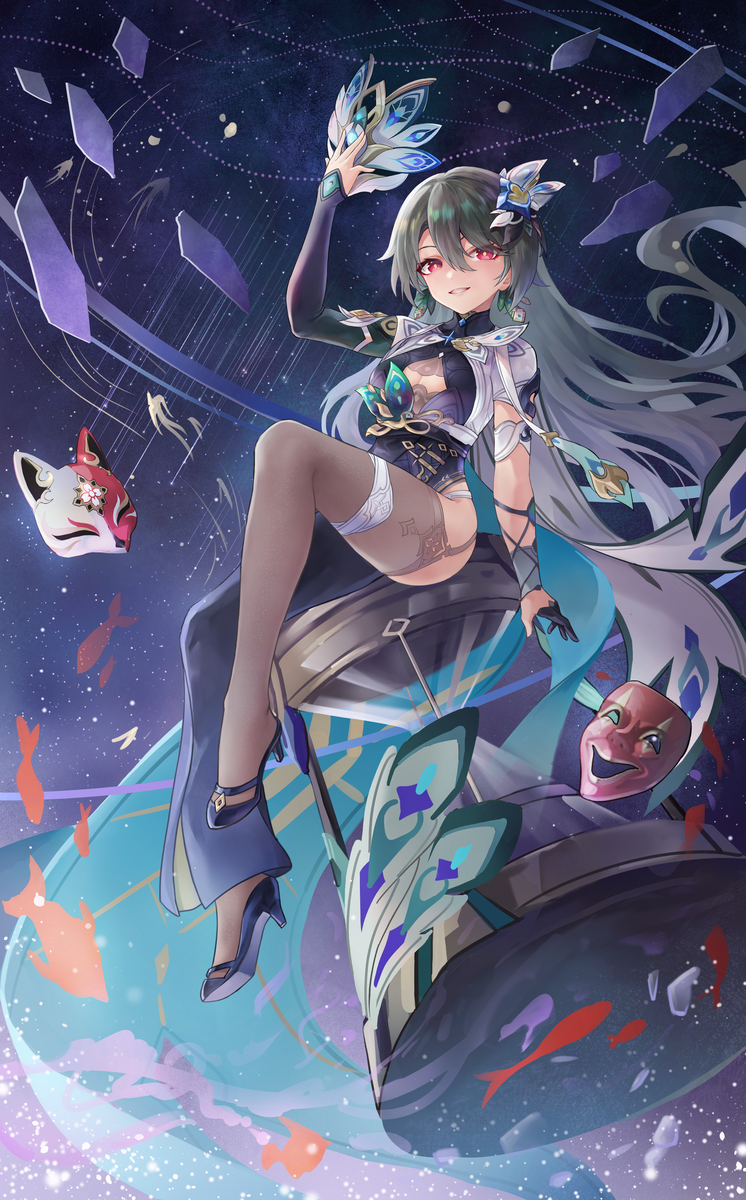 This is a pixiv picture whose title is 薇塔·孑遗千星.