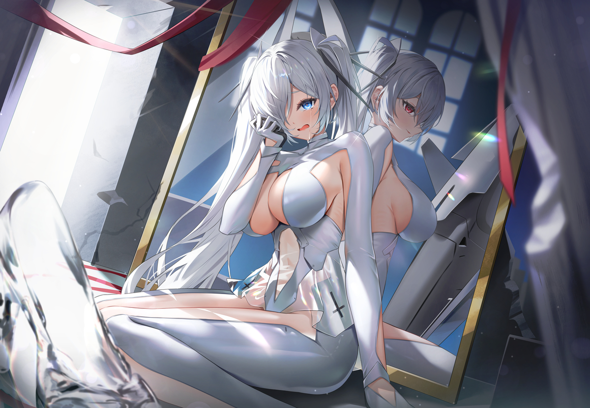 This is a pixiv picture whose title is NIKKE 2nd Anniversary.