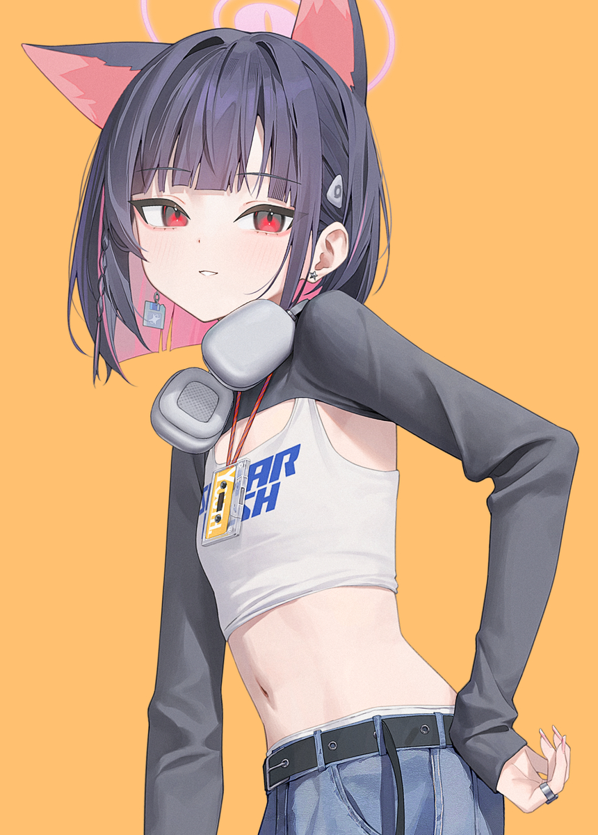 This is a pixiv picture whose title is 私服カズサ.