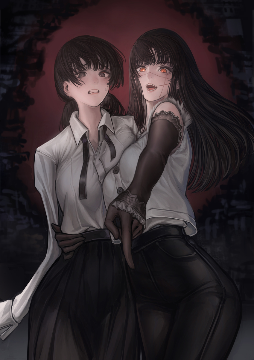 This is a pixiv picture whose title is 三鷹アサ.
