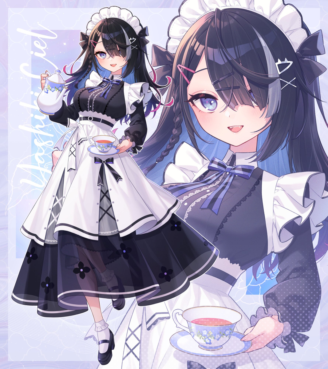 This is a pixiv picture whose title is 屋敷シエル様 記念イラスト.