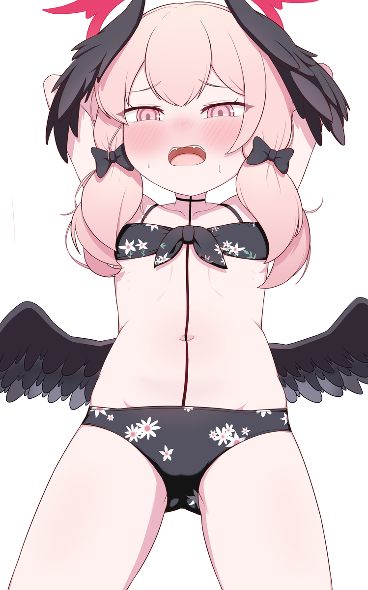 This is a pixiv picture whose title is Swimsuit Koharu.