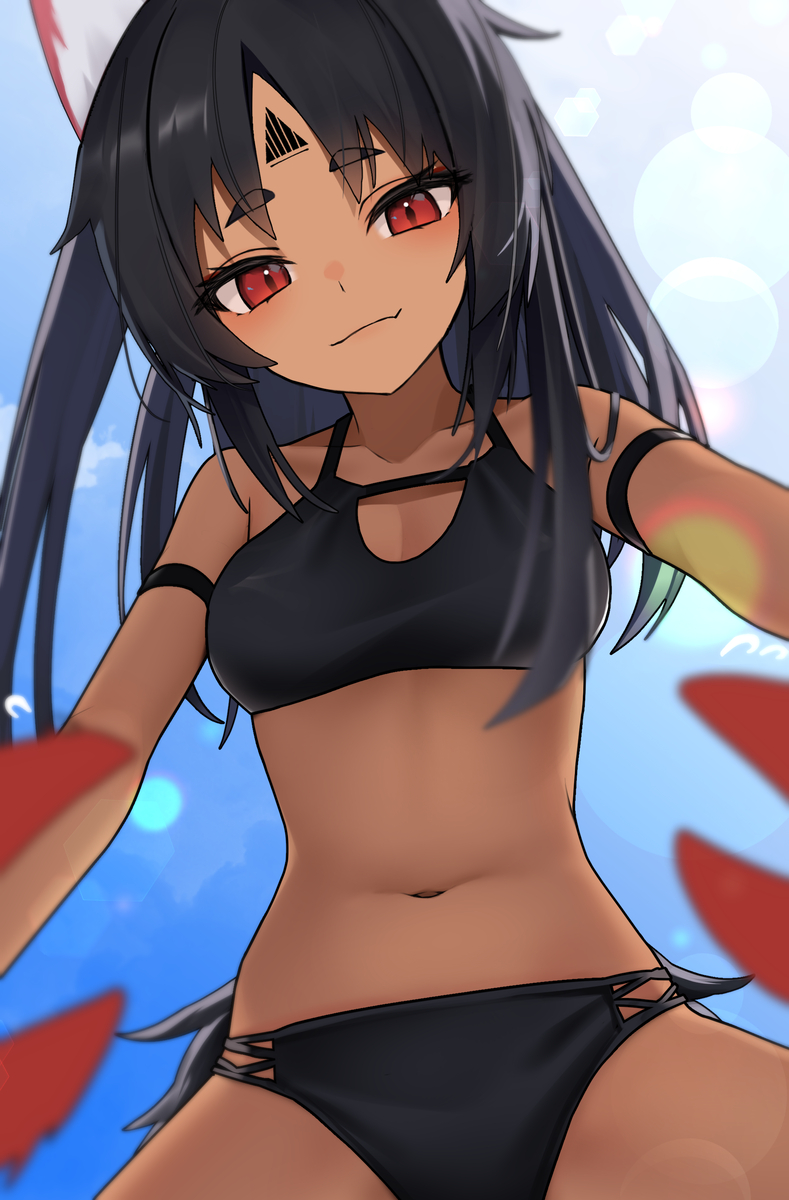 This is a pixiv picture whose title is 🦀.