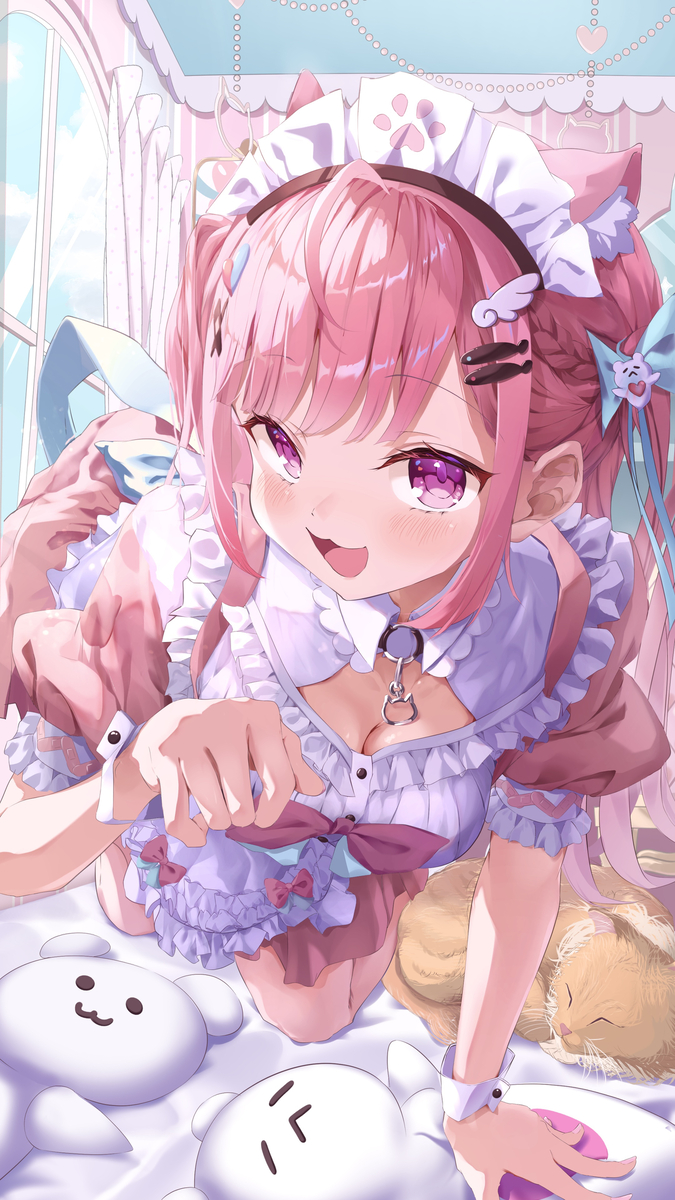 This is a pixiv picture whose title is こんさくにゃ〜ん🎀🐾.