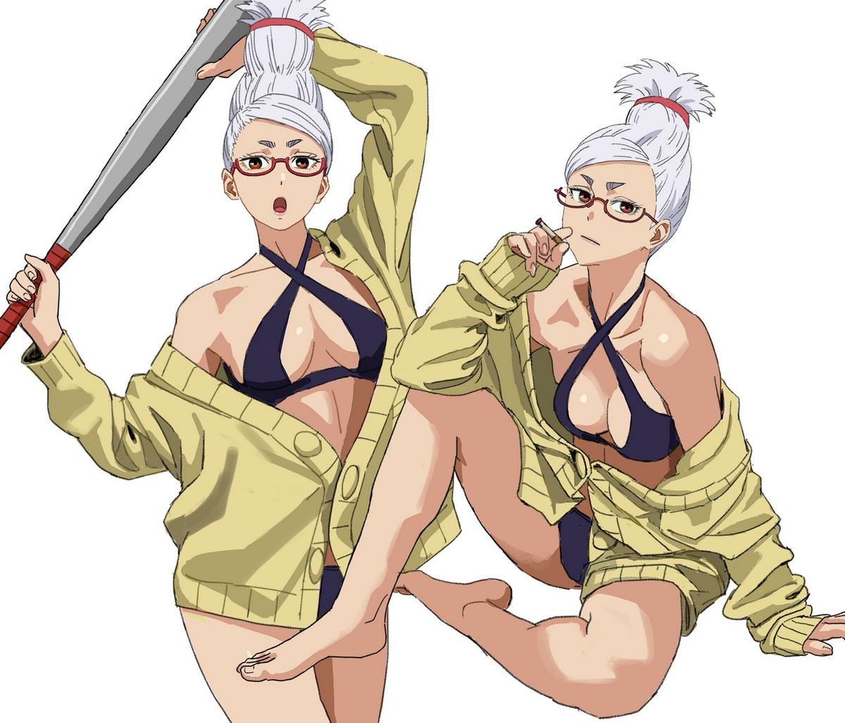 This is a pixiv picture whose title is Grandma.