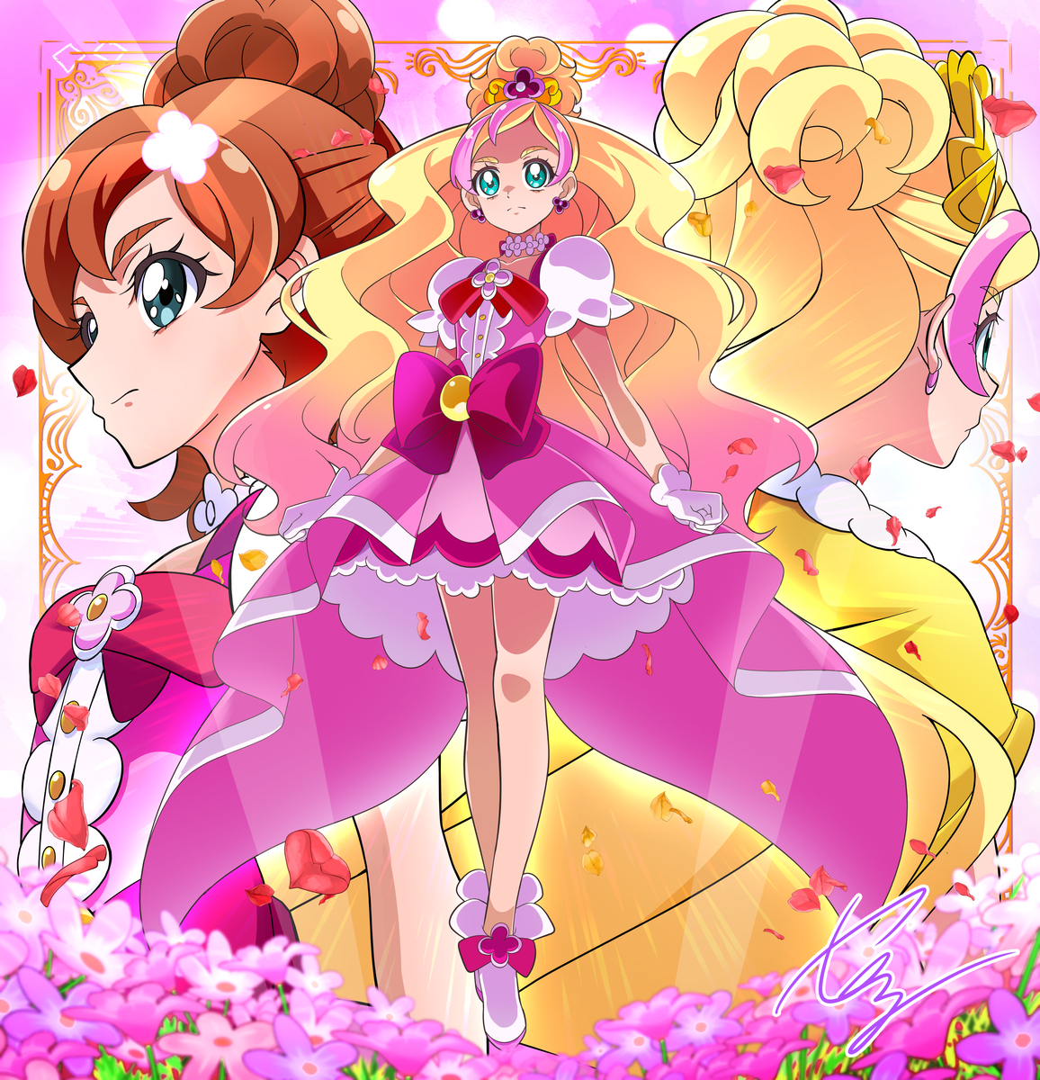 This is a pixiv picture whose title is 舞え、復活のプリンセス！.