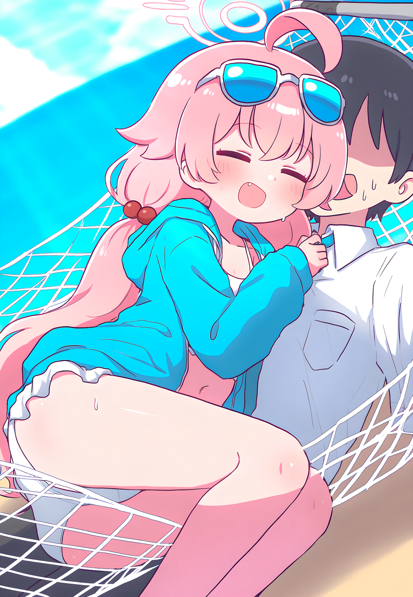 This is a pixiv picture whose title is 水着ホシノ.