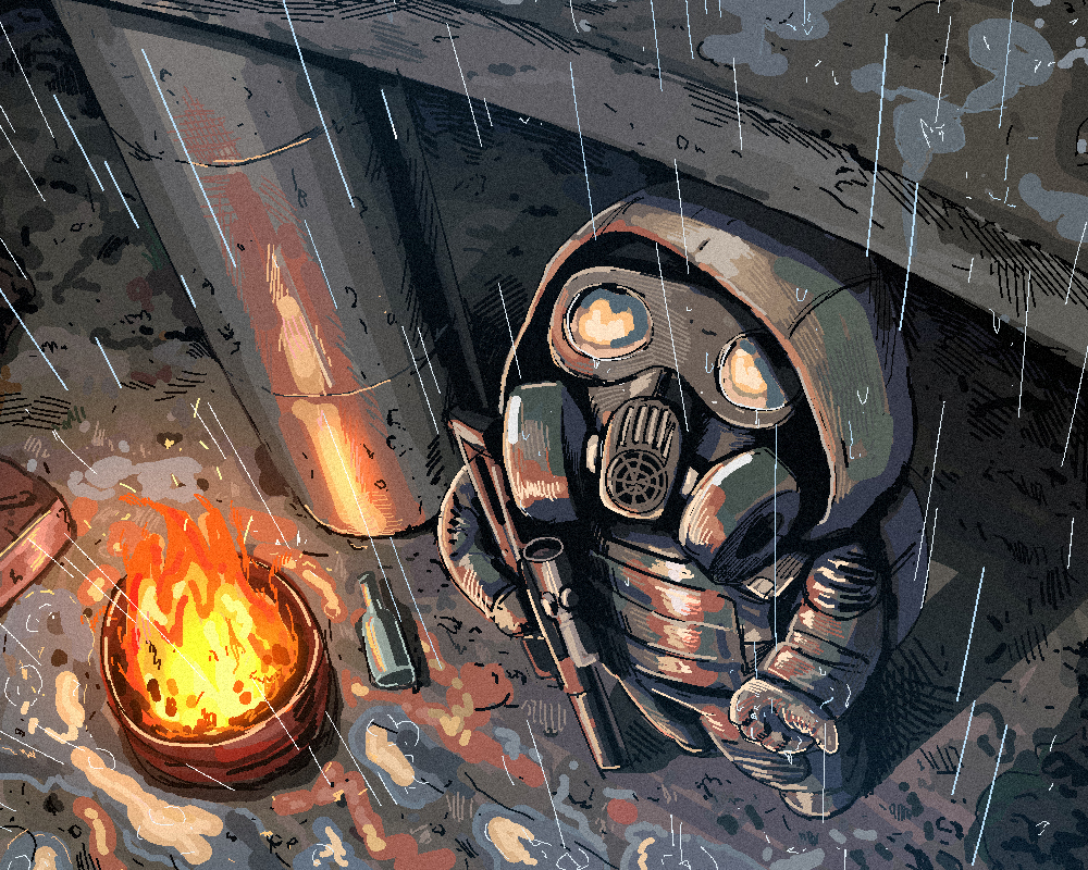 This is a pixiv picture whose title is S.T.A.L.K.E.R. 2.