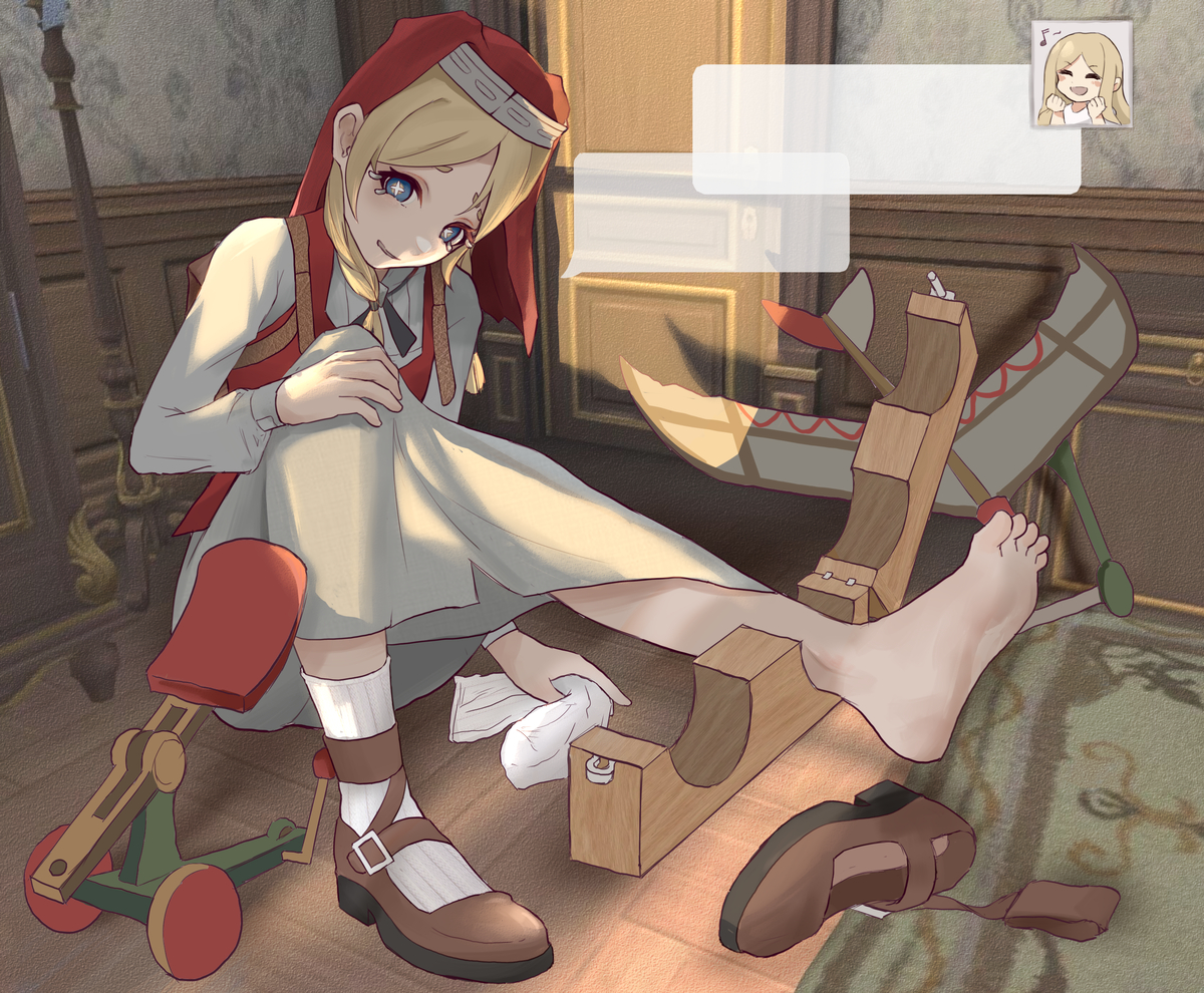 This is a pixiv picture whose title is 安妮带小孩.