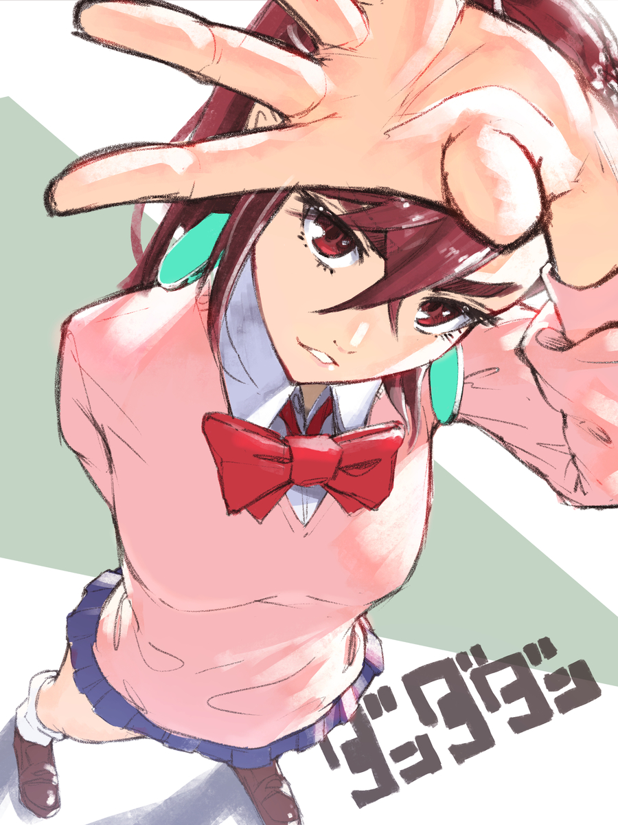 This is a pixiv picture whose title is ダンダダン　モモ.