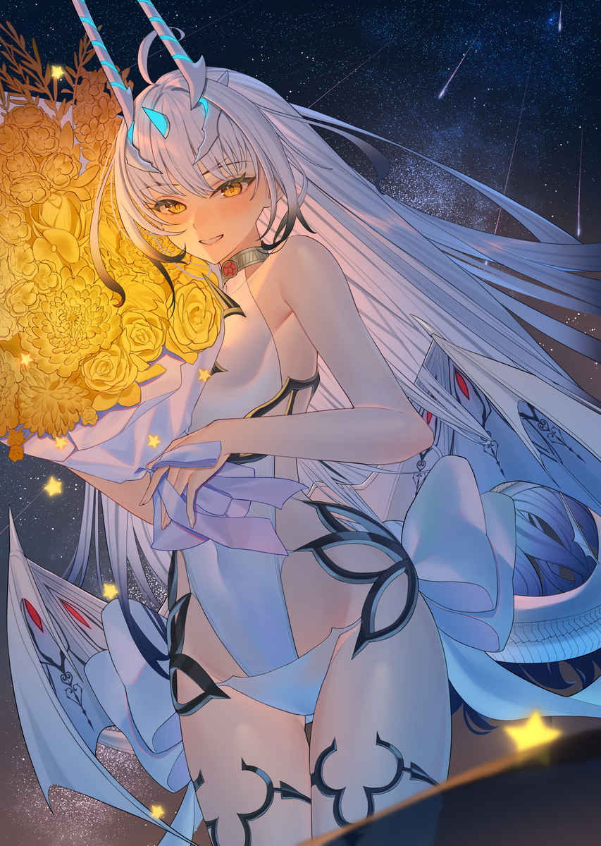 This is a pixiv picture whose title is 火花.