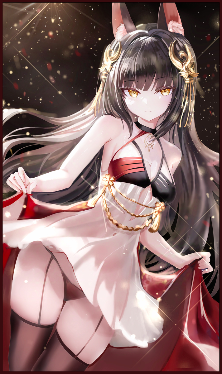 This is a pixiv picture whose title is 長門(META).