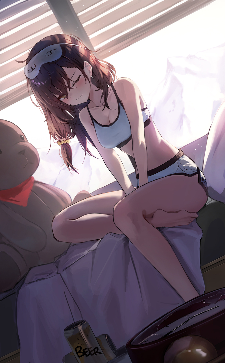 This is a pixiv picture whose title is OC.