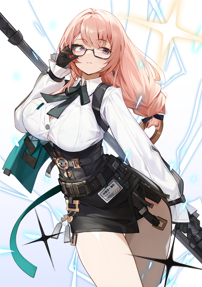 This is a pixiv picture whose title is 「見逃してあげたのに…死に急ぐというんですね👓」.