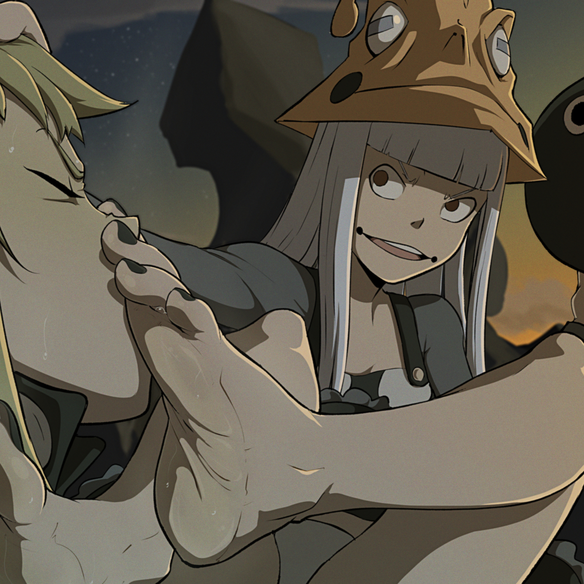 This is a pixiv picture whose title is Eruka's *Payback* (Soul Eater).