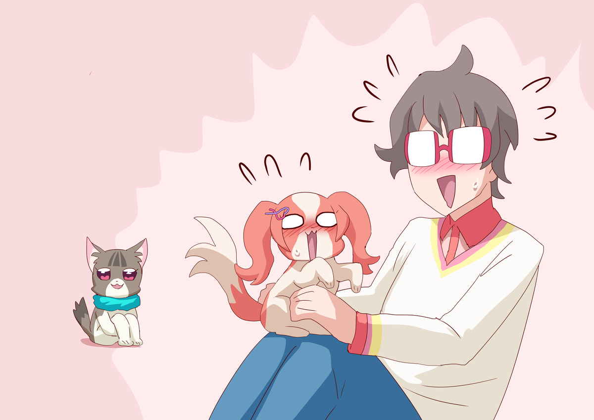 This is a pixiv picture whose title is 大事件.