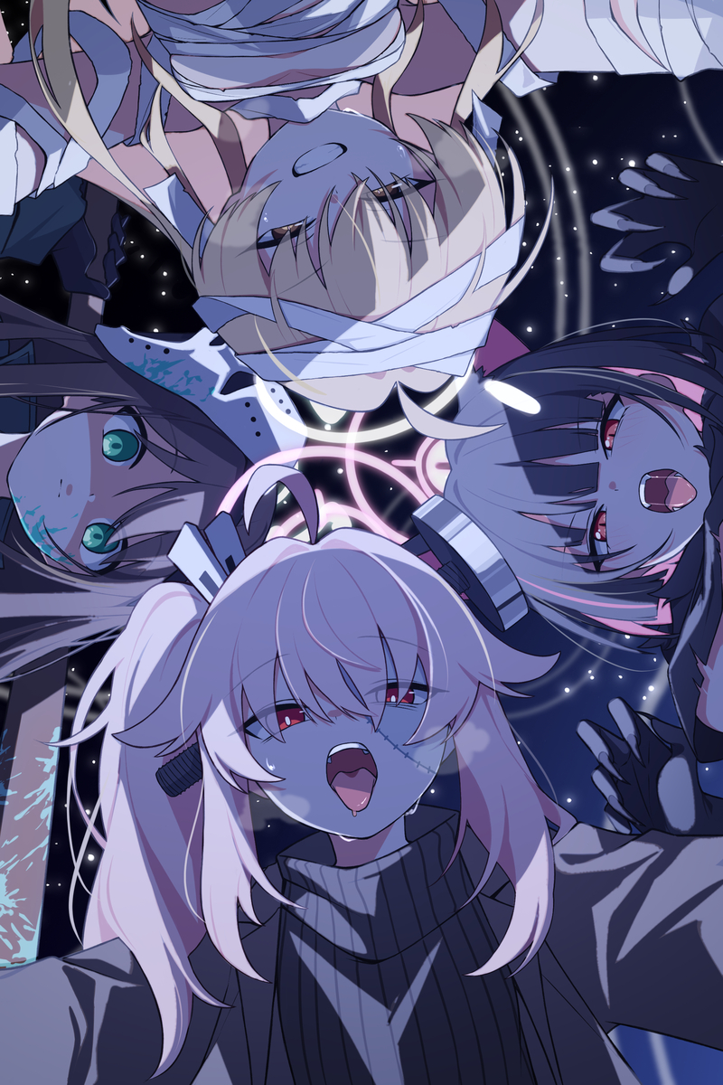 This is a pixiv picture whose title is ブルーアーカイブ.