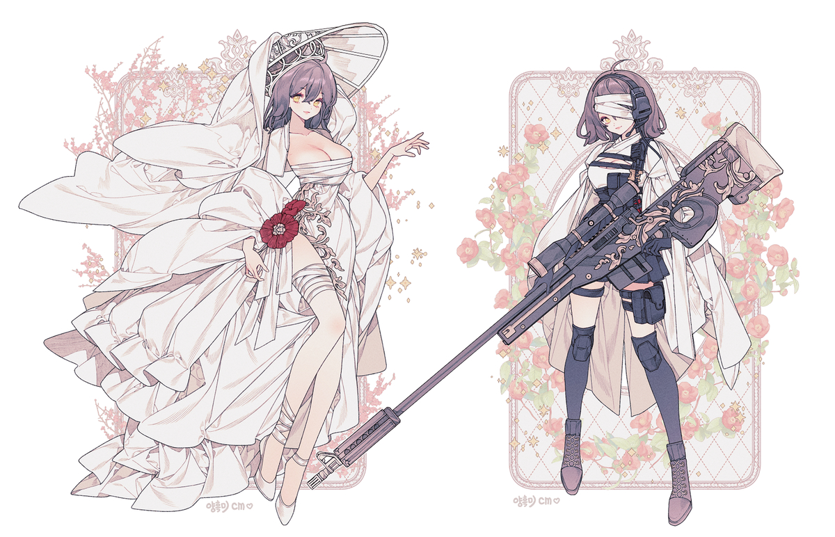 This is a pixiv picture whose title is 🎀cm🎀.